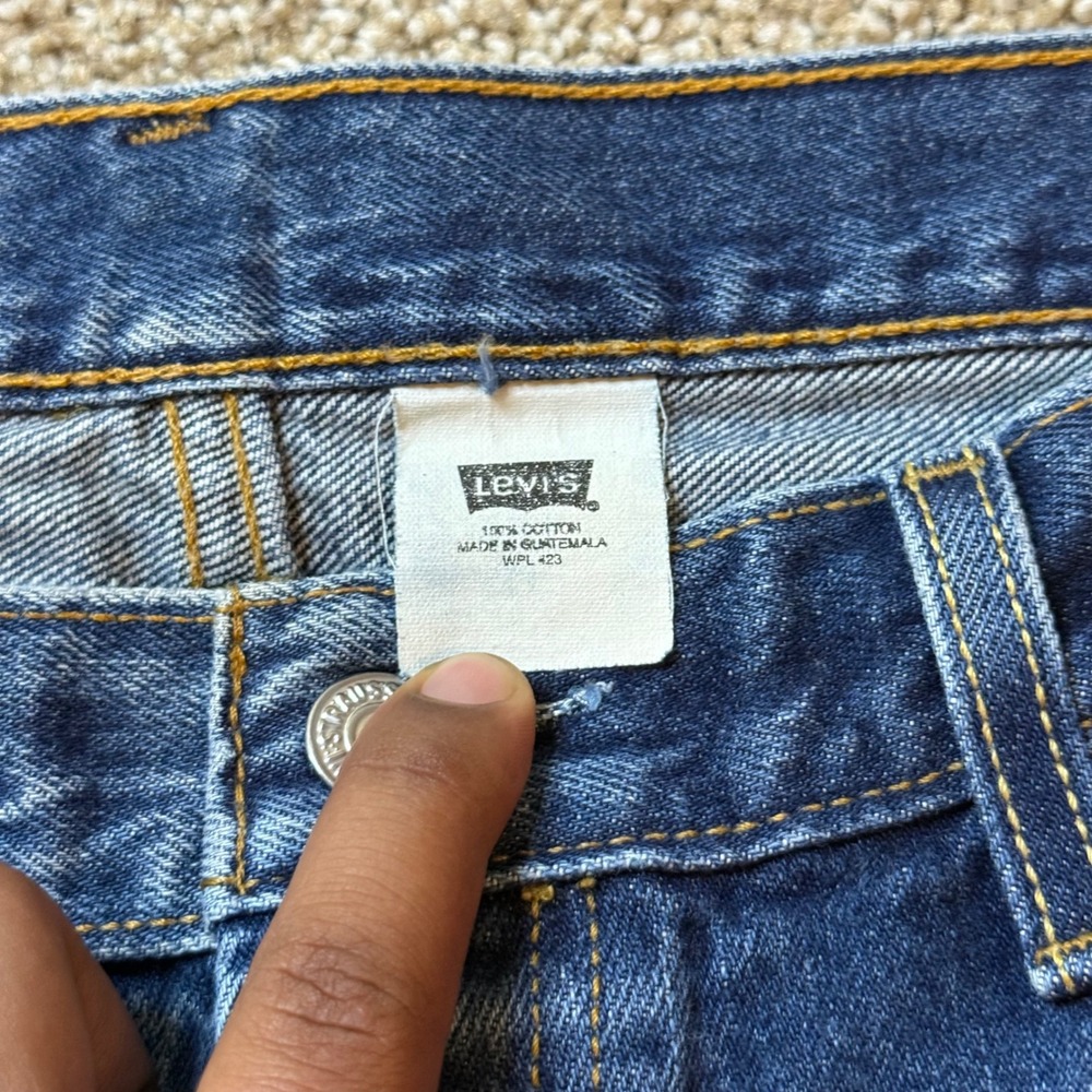 Levi's 501 Jeans Mens 36x30 Blue Vintage Original Fit Straight Leg Denim - Picture 8 of 12